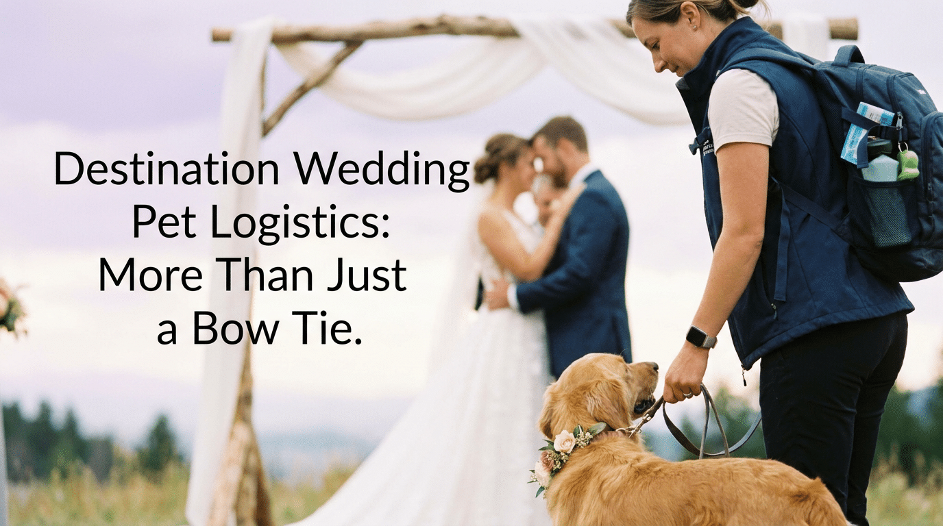 Your Guide to Destination Wedding Pet Logistics in the Rockies
