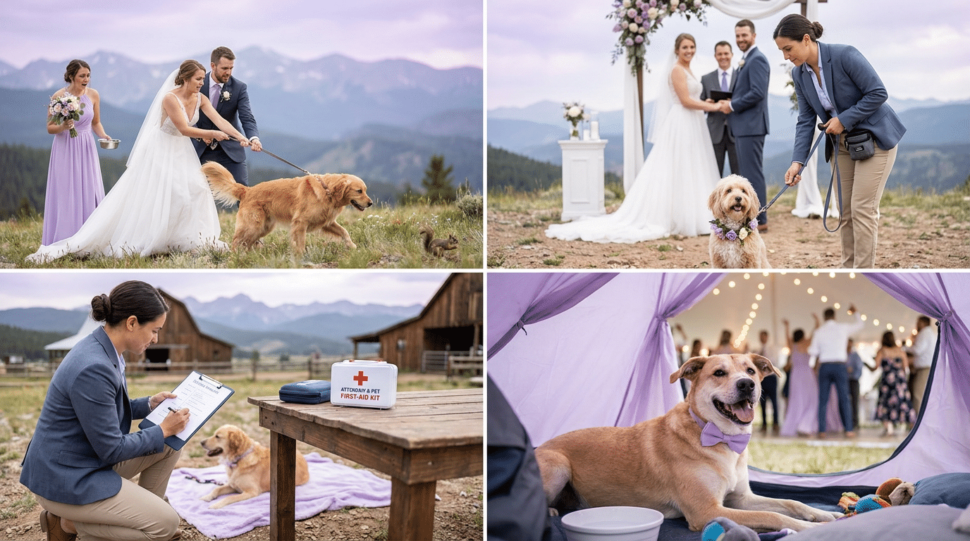 Northern Colorado Wedding Pet Attendant vs. DIY: Which Keeps Your Fur Baby Safe at Altitude?